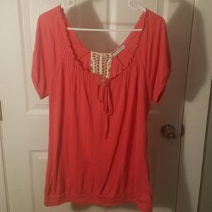 Maurices Top with Lace Back